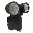 thumbnail image 1 of Battery Operated Bronze LED Dual Head Mega Bright Spotlight With Motion Sensor, 1 of 2