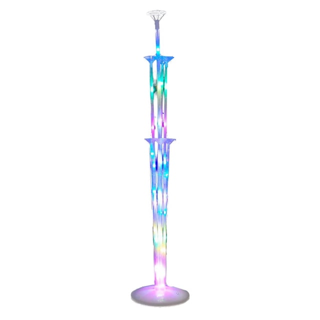 Reusable Table Balloon Holder Column Stand with Light Birthday Wedding Decor