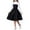 Black, variant on Girls Holiday Long Sleeve Dresses Round Neck Tiered Kids Party Casual Fall Dress A-line High Waist Vintage Dress for Girl Black 12-13 Years