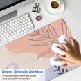 thumbnail image 4 of Large Gaming Mouse Pad: Enhance Gaming Precision - Abstract Art Design, Waterproof, Non-Slip Base - Modern Boho Leaves - Perfect Office Laptop Accessory - Extended Desk Pad - 31.5 X 11.8 Inch, 4 of 7