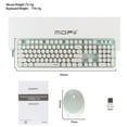 thumbnail image 3 of TIMIFIS Keyboard Wireless Keyboard and Mouse Set 2.4G Wireless Keyboard Punk Keycap /PC/Mute Gift, 3 of 7