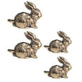 thumbnail image 4 of 4Pcs Fashionable Key Ring Pendants Key Chain Adornments Rabbit Figurine Decors, 4 of 9