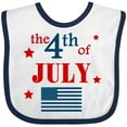 thumbnail image 3 of Inktastic The 4th of July- Boys or Girls Baby Bib, 3 of 4