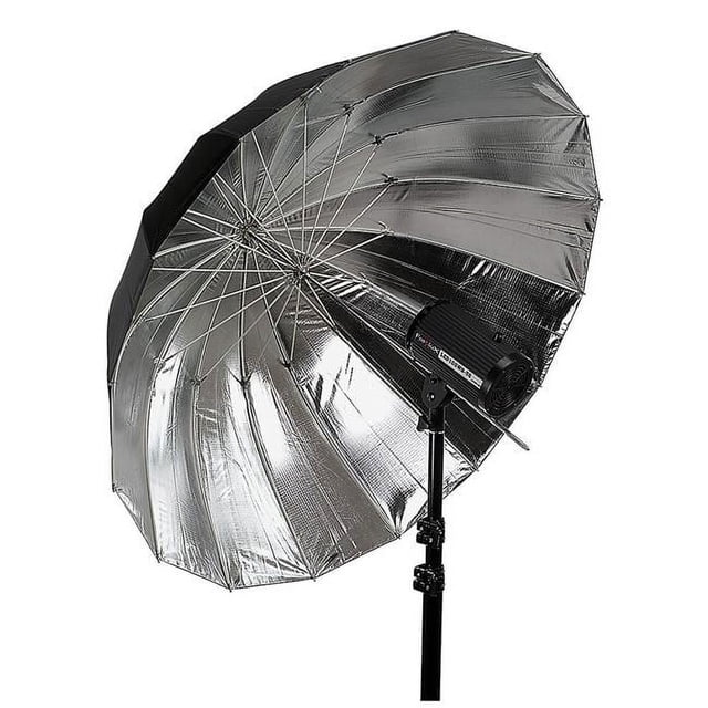 Fotodiox Umbrella-40in-Blk-Wht 40 in. Pro 16-Rib Parabolic Umbrella, Black & White