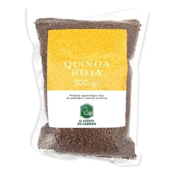 Quinoa Roja Orgánica Agroecológica 500g Huerto De Carmen