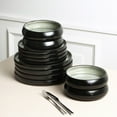 thumbnail image 4 of Stone Lain Lagoon Dinnerware Set Stoneware, Service for 8, 24-Piece, Green, 4 of 6