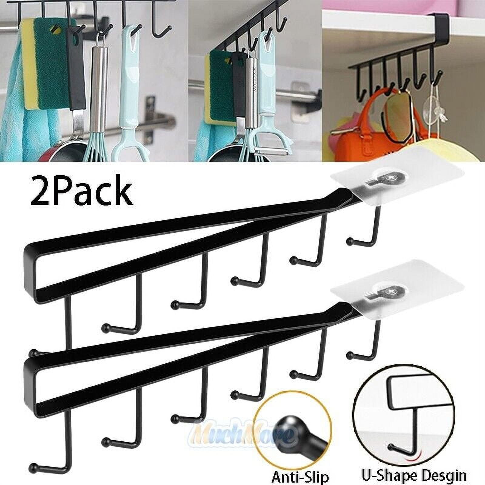 Under-Cabinet Hanger Rack（6 Hooks） - pmoivt