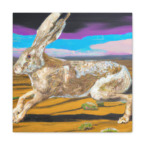 Jackrabbit Baroque Portrait - Canvas