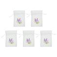 thumbnail image 1 of Elegant Lavender Sachet Bags, 5PCS Drawstring Pouches for Jewelry, Candy, Party Favors & Closet Storage – Versatile Canvas Organizers, 1 of 4