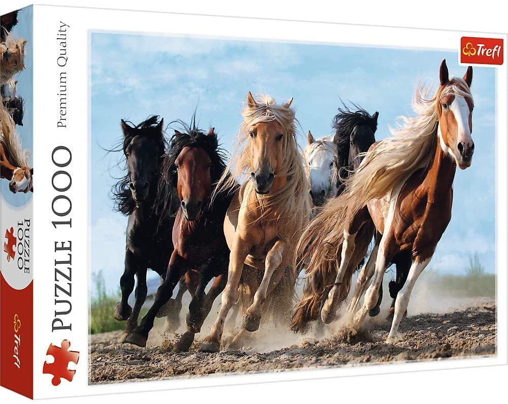 Schmidt Spiele Jigsaw Puzzle 1000 Pcs Horses in Cappadocia Tierpuzzle Age 12 for sale online 