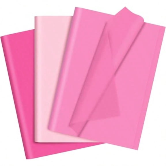 60 Sheets Tissue Paper for Gift Bags Mixed Pink Wrapping Tissue Paper Bulk for Decoration DIY Art Crafts Birthday Wedding Packaging 14 X 20 Inches