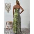 thumbnail image 2 of Women's Full Size Printed Scoop Neck Maxi Cami Dress 100% Polyester Lightweight Flowing For Elegant Weather Daily Wear, 2 of 12