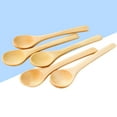 thumbnail image 6 of CATIEBYE 10Pcs Wooden Mixing Spoons Beige Long and Flat 13x3x1in Bamboo Kitchen Utensil for Cooking and Serving, 6 of 8