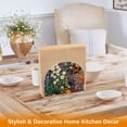 thumbnail image 6 of Yayeee Napkin Holder for Table Kitchen Paper Tissue Organization, White Floral Garden, 6 of 8