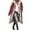 Red, variant on Women's Reversible Teddy Long Coat â Oversized Shearling Zip-Up Hooded Jacket with Pockets, 2025 Winter Casual Outerwear