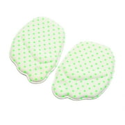 1 Pair White Green Sponge 3D Soft Forefoot Pad Foot Metatarsal Absorber Insole