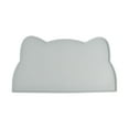 thumbnail image 4 of Mat de comida de gato Mat de alimentación de mascotas Piso fácil de limpiar Cushion Silicona más gruesa Bandeja de agua de agua Pet Adhemat para alimentos y agua Gris, 4 of 8