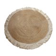 thumbnail image 1 of Rope Area Rug for Cats Synthetic Fibers Durable Washable Round Reversible Woven Tassel Soft Stylish Easy Clean Multiple Sizes for Home High Traffic Areas Cat Scratching, 1 of 4