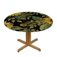 thumbnail image 3 of Nawypu  Sunflower Butterfly Pattern Round Tablecloth Farmhouse Retro Table Cloth Table Cover for Home Decor Party Kitchen Dinning Picnic Fall Mother Day Outdoor Indoor, 3 of 7