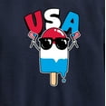 thumbnail image 3 of Instant Message - USA Popcicle - Toddler & Youth Crewneck Fleece Sweatshirt, 3 of 6
