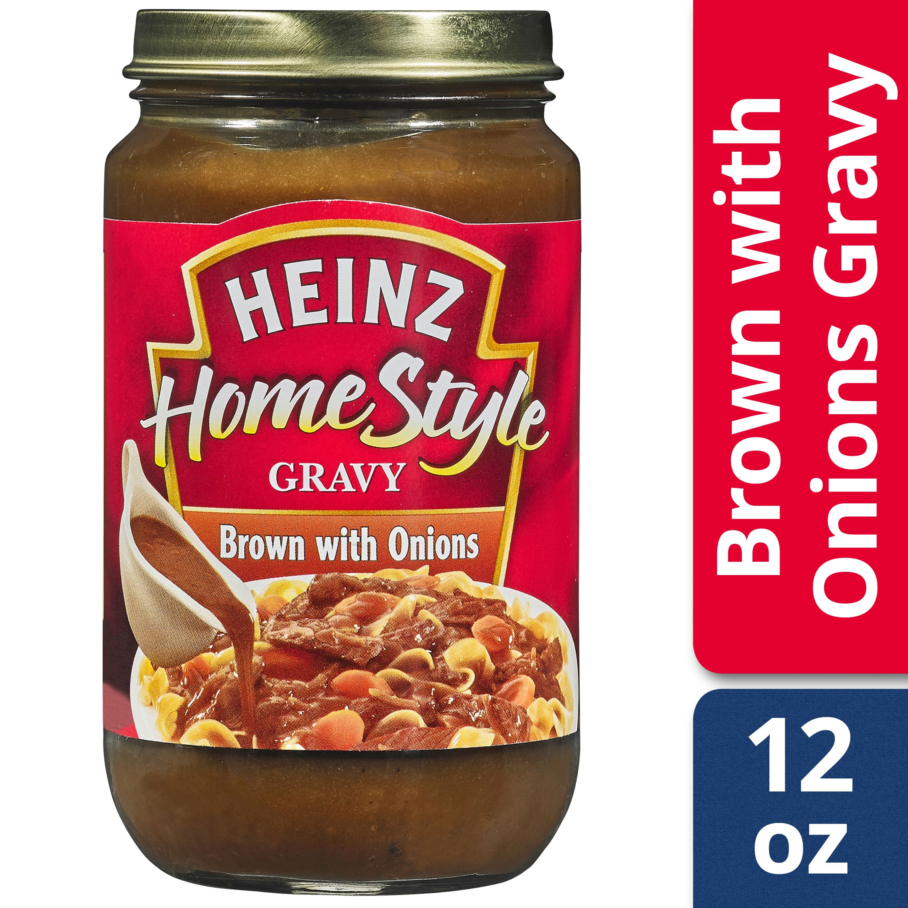 2 Pack Heinz Home style Brown Gravy With Onions 12 Oz Jar Walmart 2 Pack Heinz Home style Brown Gravy With Onions 12 Oz Jar Walmart