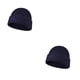 thumbnail image 1 of Sonducket Gorro para adultos Gorros gruesos y elegantes para adultos Gorros artesanales de punto Gorros con color simple para el invierno con azul marino 2Conjunto, 1 of 6