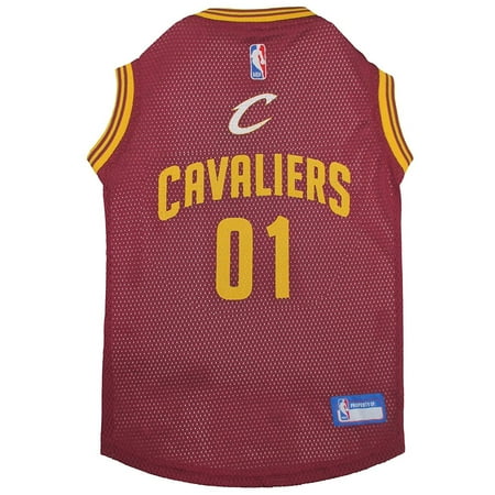 UPC: 0849790057517 | Pets First NBA Cleveland Cavaliers Mesh Basketball Jersey for DOGS & CATS – Licensed Comfy Mesh 21 Basketball Teams / 5 sizes
