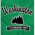 thumbnail image 2 of Washington Cute Evergreen Souvenir Plus Size Crewneck Graphic Tee Shirt Brisco Brands 2X, 2 of 5