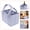 Gray, variant on Insulated Wine Tote with Divider, 6-Bottle Capacity, Padded Handle for Travel/Party/Picnic, Multi-Bottle Wine Cooler Bag,Red