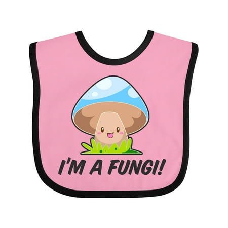 

Inktastic I m a Fungi with Mushroom Gift Baby Boy or Baby Girl Bib