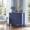 Blue, variant on Fluted Wood Bedside Table with Charging Station, 32" Tall Bedside Table - 3 Drawers Storage - Modern Bedroom End Table, Blue/Pink/Green/White