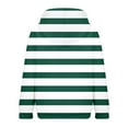 thumbnail image 5 of Bovemsi Sweatshirt for Women Oversized Striped Plus Size Sweatshirts Long Sleeve Sweaters Pullover Fall Clothes With Pocket Comfort Hoodie, 5 of 9