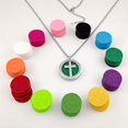 thumbnail image 4 of YOUFENG Collier Pendentif Médaillon Mémoire Flottant Arbre de Vie Pierre de Naissance, 4 of 7