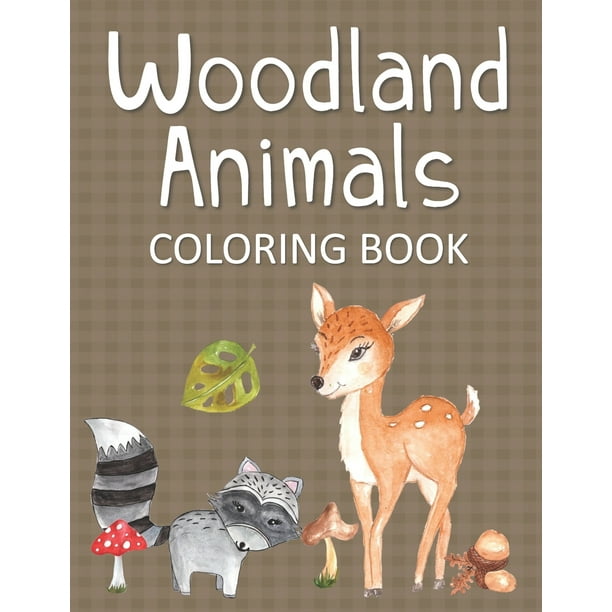 Download Woodland Animals Coloring Book : Fun & Whimsical Pages for ...