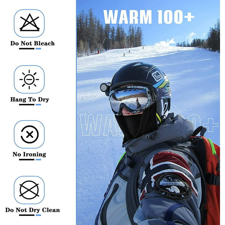 KOOLSOLY Balaclava Ski Mask，Warm and Windproof Fleece Winter Sports Cap -  ShopStyle Hats