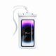 thumbnail image 2 of Funda impermeable para teléfono con compatibilidad táctil, cordón para natación, flotación, playa, actividades al aire libre, compatible con varios tamaños de teléfonos inteligentes, negro., 2 of 9