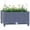 Grey, variant on vidaXL 63" x 15.7" x 15" Black Polypropylene Planter Boxes