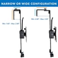 thumbnail image 2 of Accesorio para Colgar Monitor Mount-it! Negro con Soporte VESA Ajustable en Altura para Pantallas de, 2 of 9