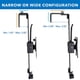 thumbnail image 2 of Accesorio para Colgar Monitor Mount-it! Negro con Soporte VESA Ajustable en Altura para Pantallas de, 2 of 9