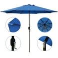 Abble 9 Feet Crank and Tilt Market UmbrellaRoyal blue