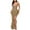 Gold, variant on Sequin Dress for Women Sexy Sparkly Strapless Sleeveless Formal Birthday Party Gowns with Feather and High Slit Maxi Evening Dress