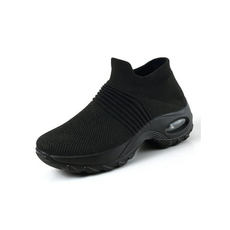 

Ritualay Women s Walking Shoes Slip-on - Sock Sneakers Ladies Nursing Work Air Cushion Mesh Casual Running Jogging Shoes