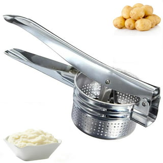 Zulay Kitchen 13.5oz Potato Ricer With 3 Interchangeable Discs - Black  Silver - 45 requests