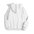 thumbnail image 5 of WEAIXIMIUNG Robe Chandail en Molleton avec Poches Style Britannique à la Mode pour Femmes Imprimé Lettre Poche à Cordon Col Rond Manches Longues Chandail à Capuchon de Sport Décontracté (1), 5 of 5