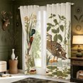 thumbnail image 3 of Manfei Wild Duck Print Blackout Curtains,Farmhouse Mallard Window Curtains Pack of 2 (38x45 Each), 3 of 6