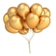 thumbnail image 1 of Globos de látex de 30 cm para fiestas infantiles, festivales, eventos y decoración de arcos de carnaval oro, 1 of 9