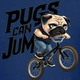 thumbnail image 3 of CafePress - Pugs Can Jump Kids T Shirt - Dark T-Shirt Kids XS-XL, 3 of 4
