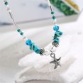 thumbnail image 3 of Beach Blue Cheville Pendentif Turquoise Riz Vintage Plage Perle Populaire Étoile Cheville, 3 of 6