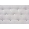 thumbnail image 4 of Baxton Studio Arne Grayish Beige Upholstered Brown Finished Bench, 4 of 8
