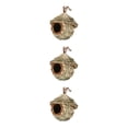 thumbnail image 4 of Transemion Outdoor Natural Bird Cage Simple And Exquisite Craftsmanship Natural Hay as shown 3Set, 4 of 6